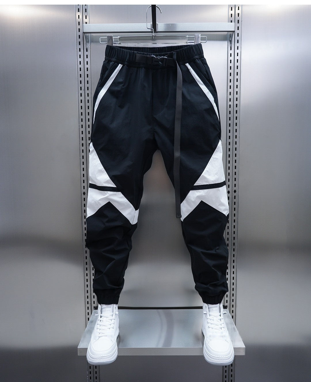 Breathable Men's Casual Pants Fashion Thin Ankle Banded Pants