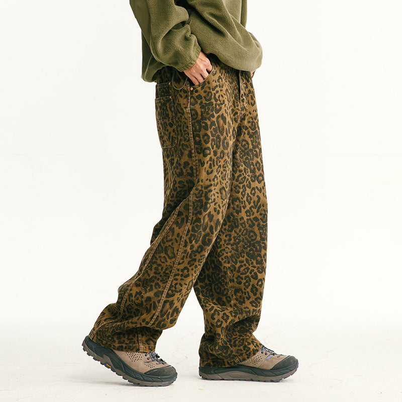 Siro Twill Loose Cargo Trousers for men