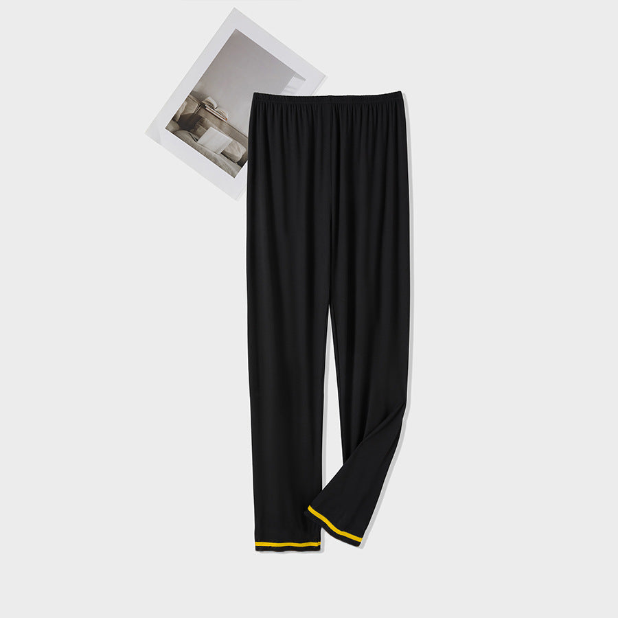 Men's Cotton Home Double Pocket Loose Casual Pants