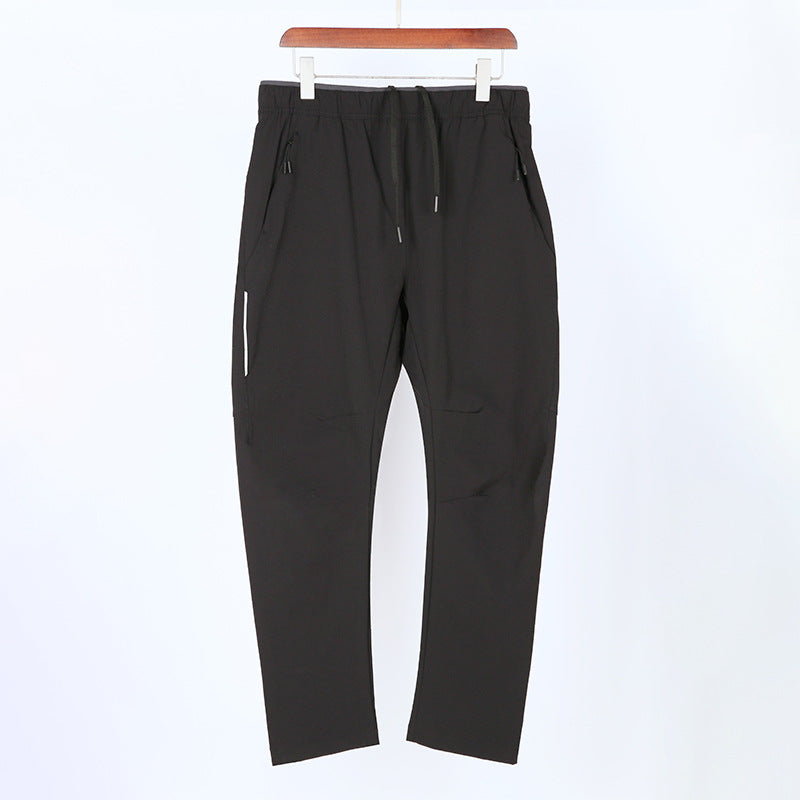 Ankle-tied Sports Pants High Elasticity Quick-dry Casual for men