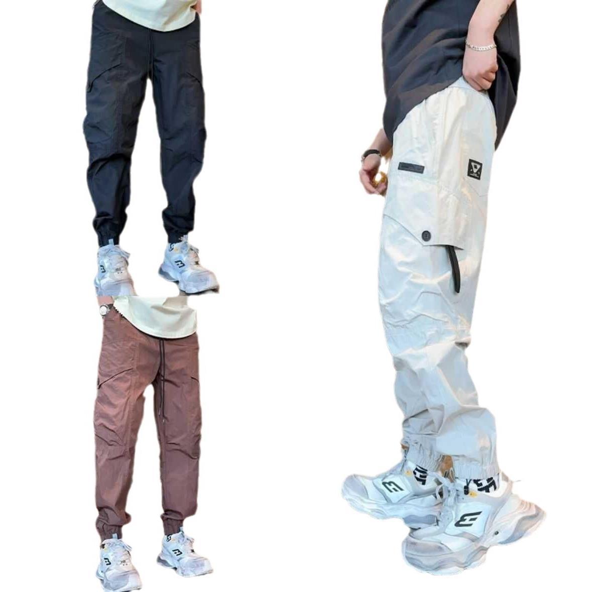 Loose Straight Leisure Tapered Casual Pants for men