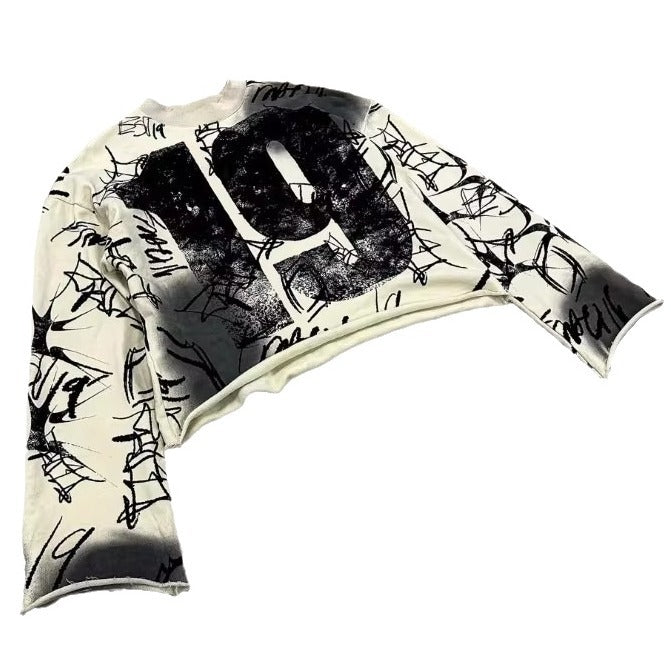 Men's Fashion Personality Gothic Loose Sweater for men