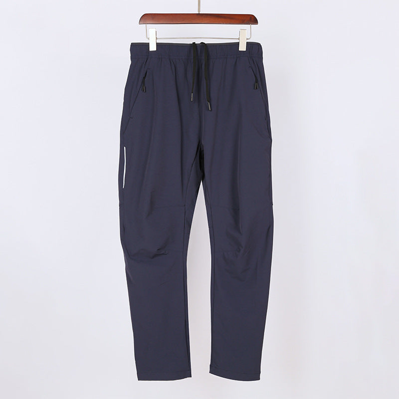 Ankle-tied Sports Pants High Elasticity Quick-dry Casual for men