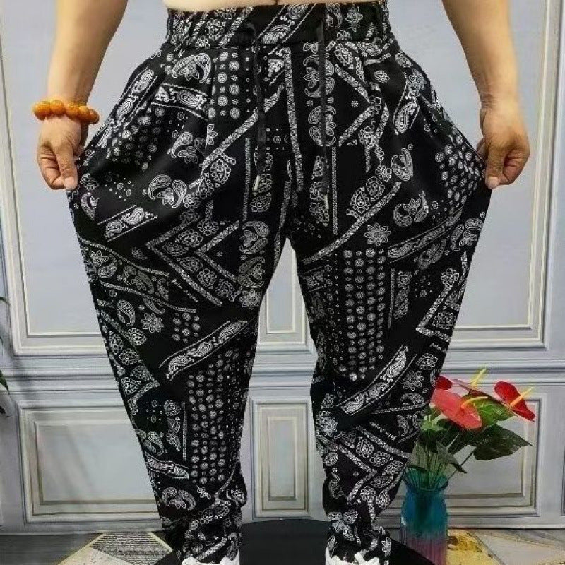 Loose-fitting Chinese Style Harem Pants for men