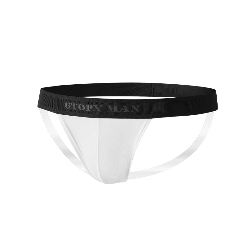 Transparent Belt New Men's Personality Ice Silk T-back