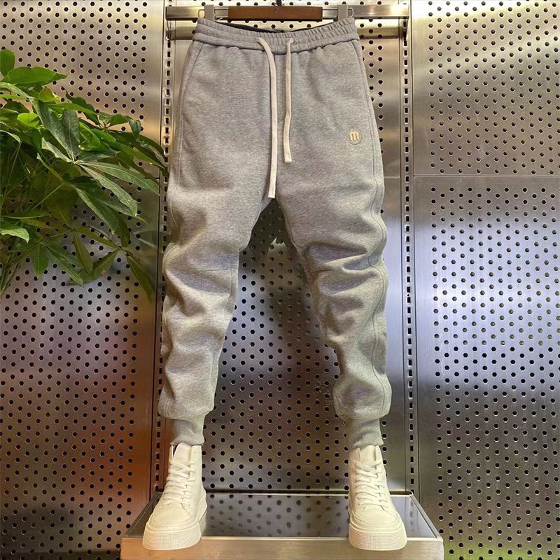 Couple Sports Pants Boys Corduroy Ankle-tied for men