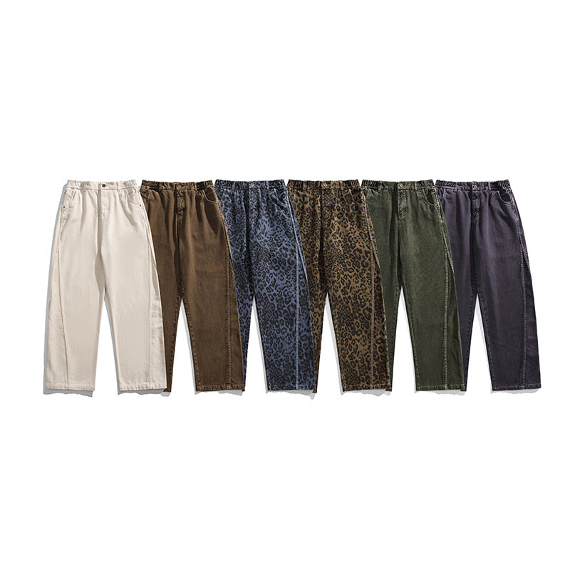 Siro Twill Loose Cargo Trousers for men