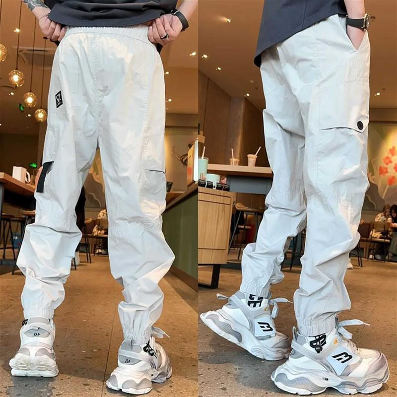 Loose Straight Leisure Tapered Casual Pants for men