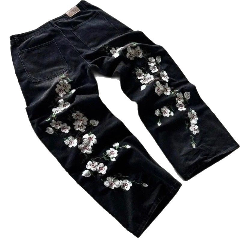 American Retro Street Loose Jeans for men