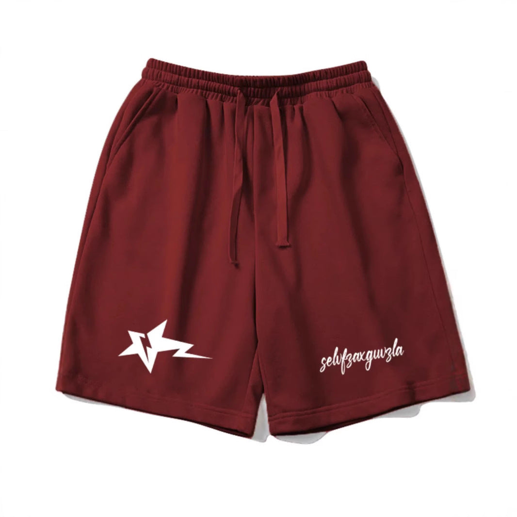Sports Style With Letters Men's Casual Shorts