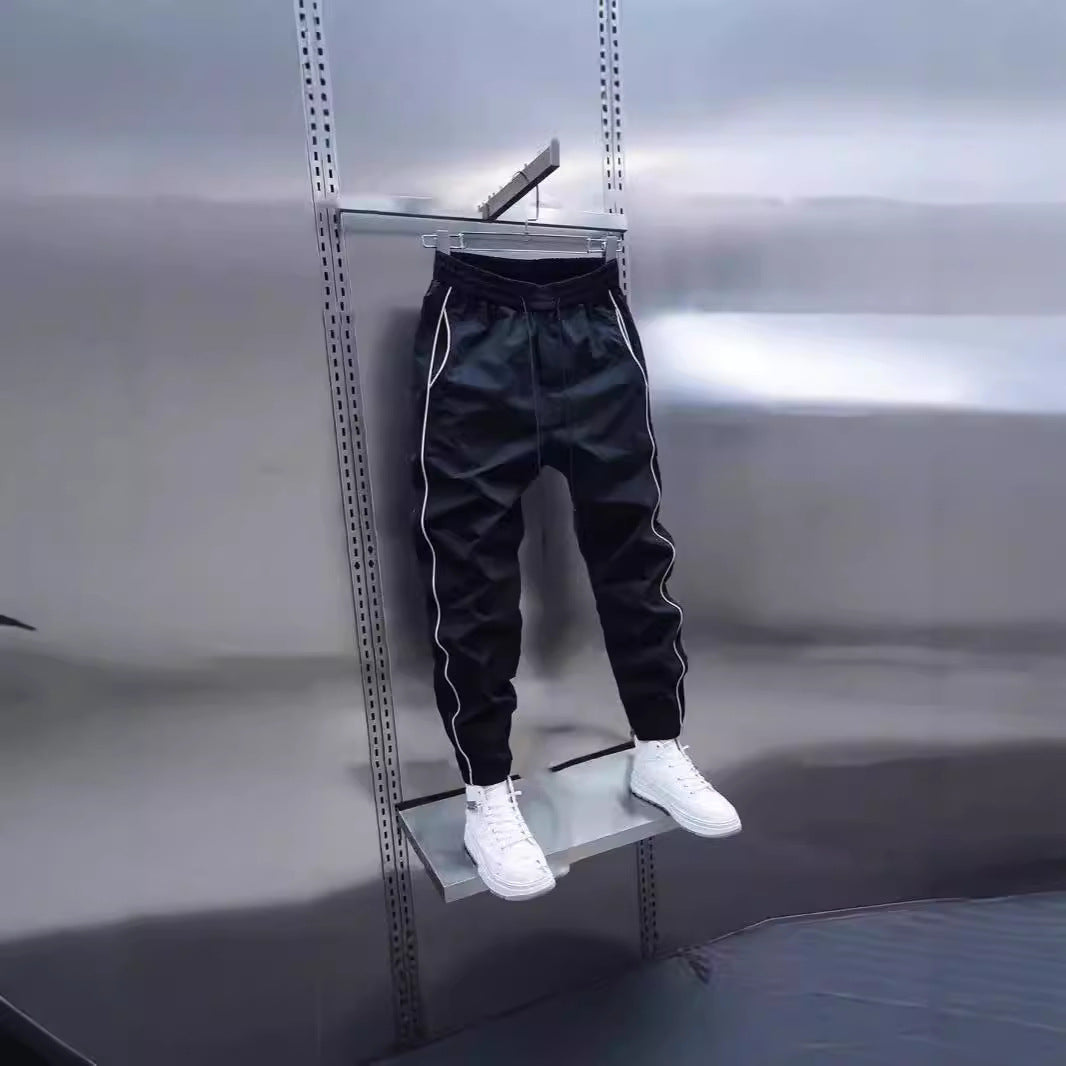 Ankle-tied Harlan Casual Ankle Length Cargo Pants Men