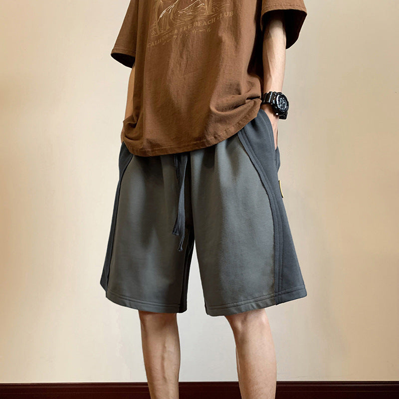Loose American Retro 56 Points Sports Shorts Men