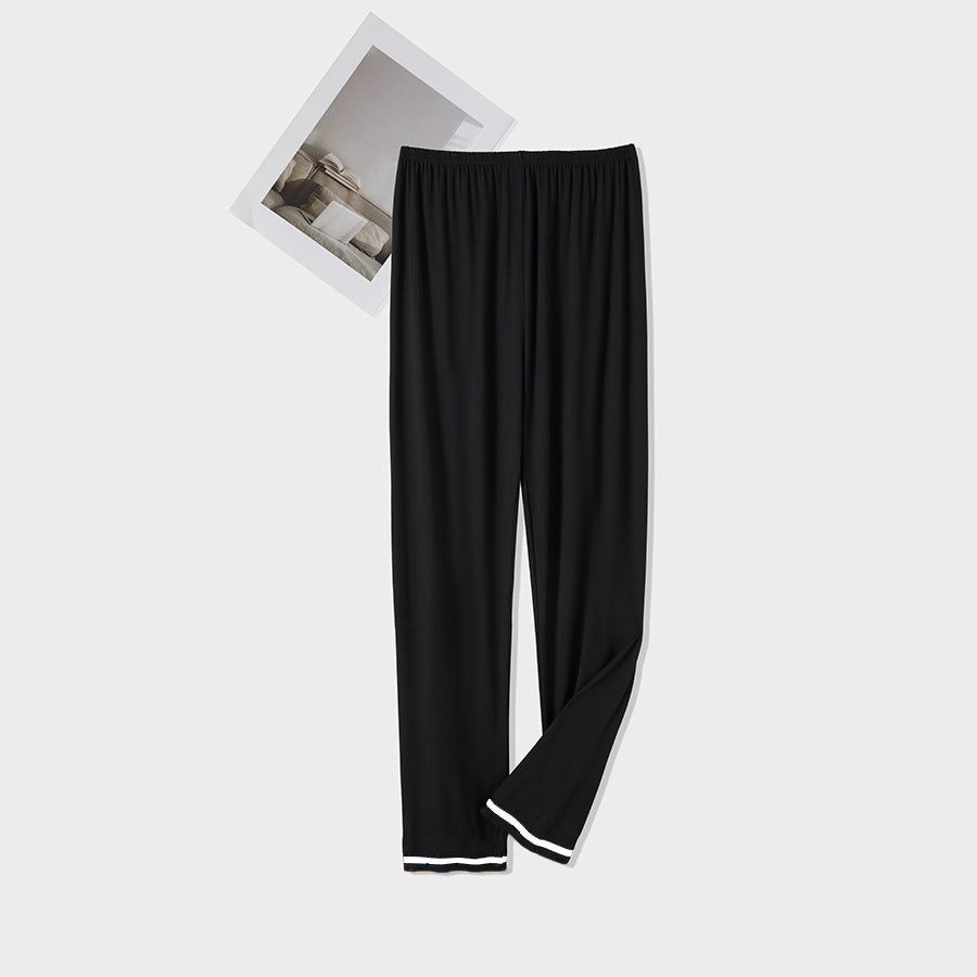Men's Cotton Home Double Pocket Loose Casual Pants