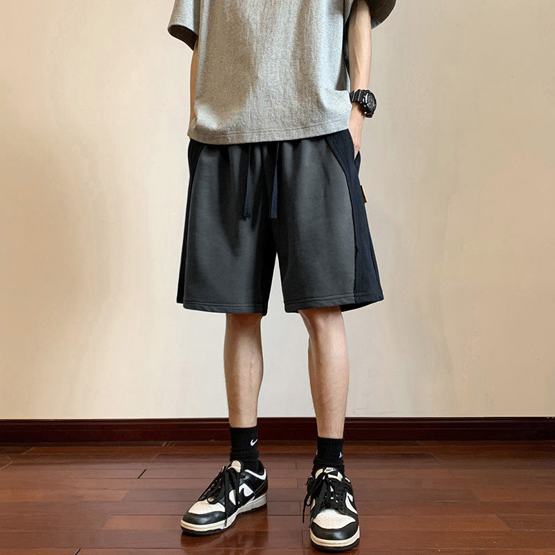 Loose American Retro 56 Points Sports Shorts Men