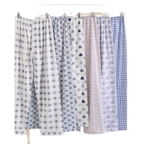Men's Cotton Home Double Pocket Loose Casual Pants