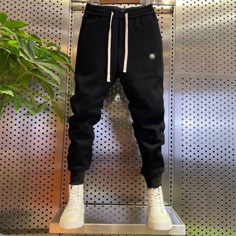 Couple Sports Pants Boys Corduroy Ankle-tied for men