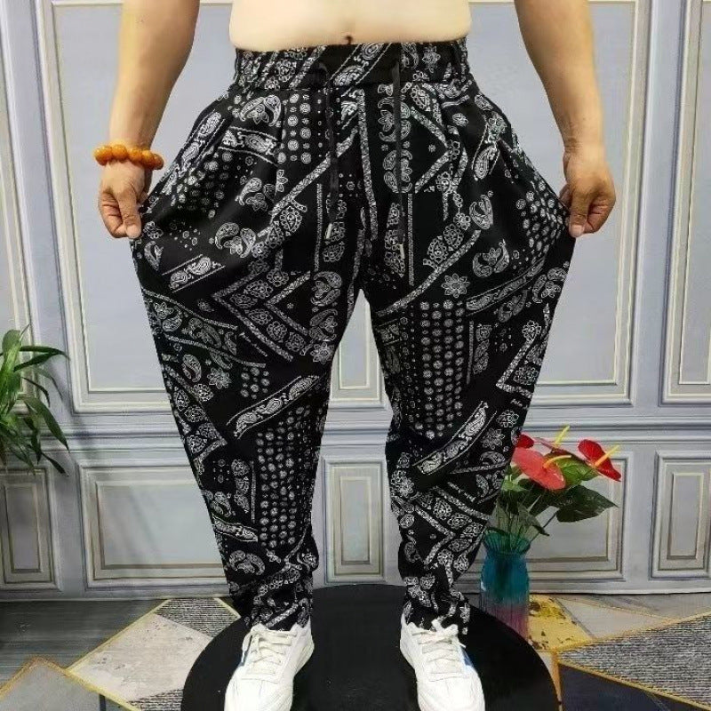 Loose-fitting Chinese Style Harem Pants for men