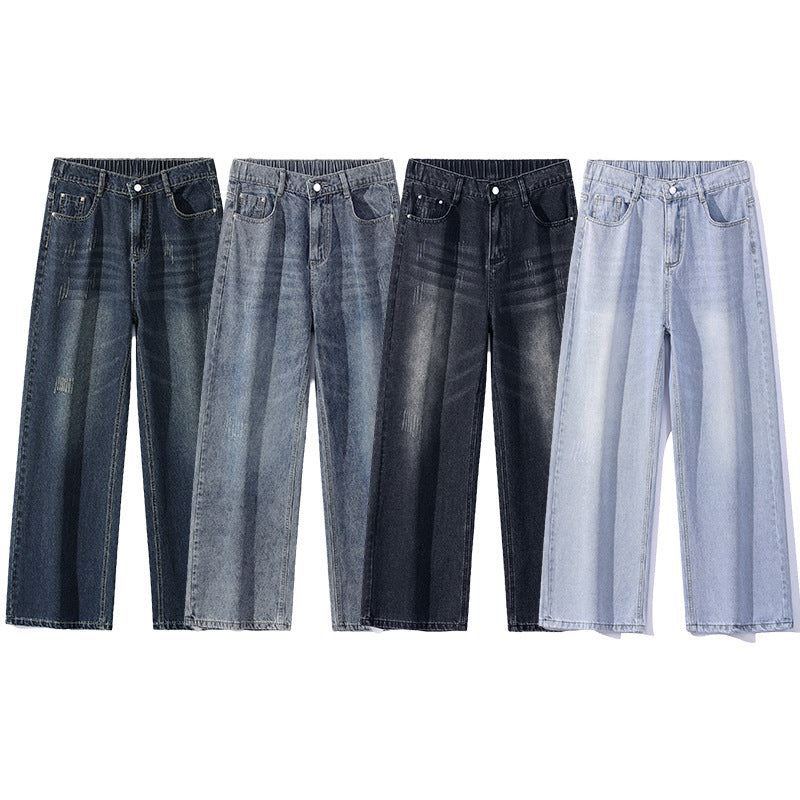American Retro Straight Jeans Men's All-match Casual