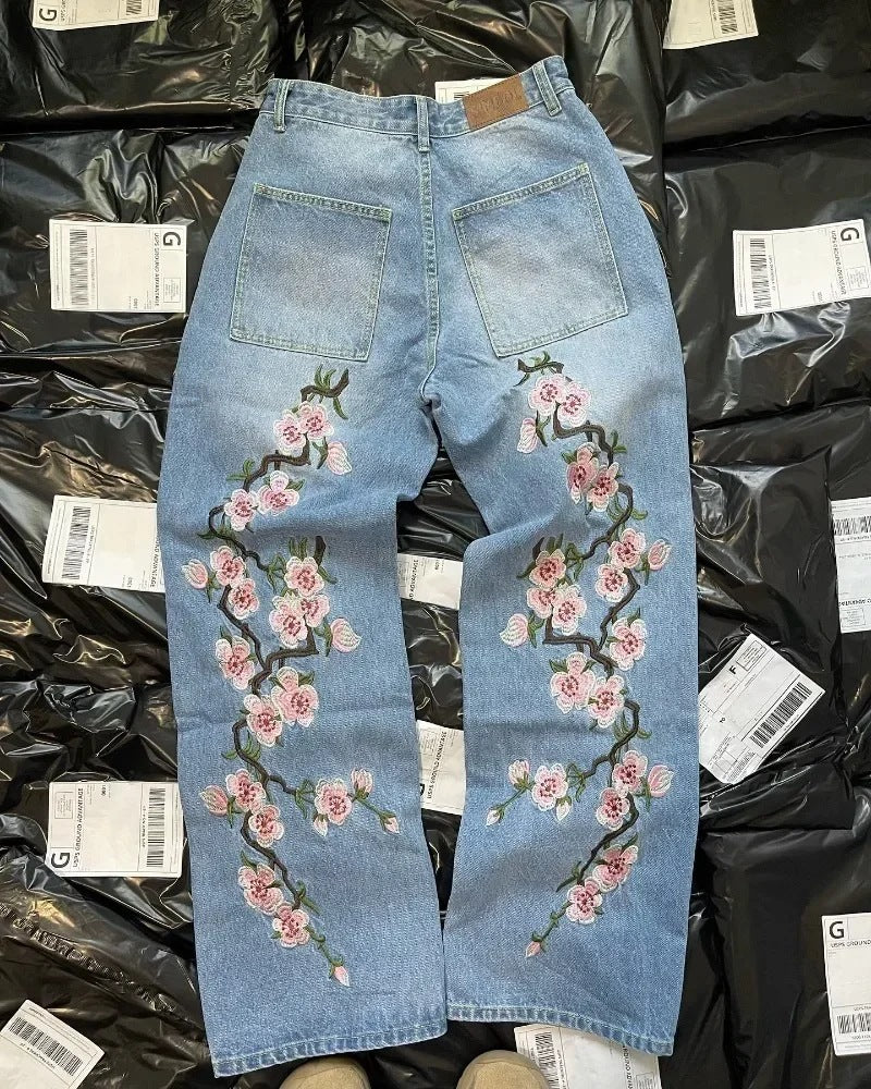American Retro Street Loose Jeans for men