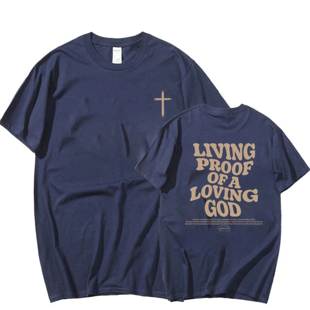Women's Letter Print Loose Leisure All-Matching Top