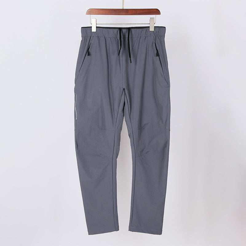 Ankle-tied Sports Pants High Elasticity Quick-dry Casual for men
