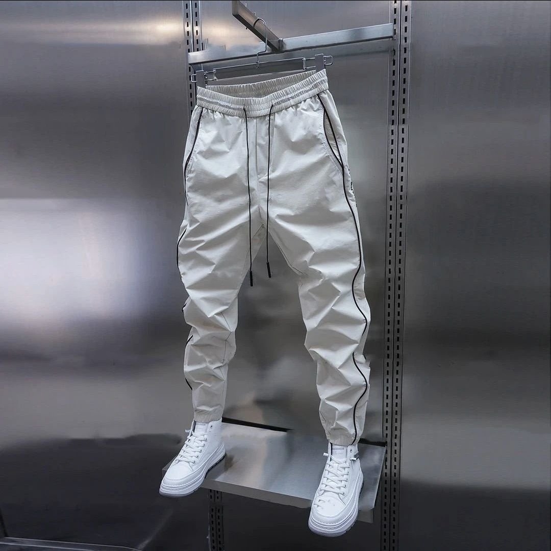 Ankle-tied Harlan Casual Ankle Length Cargo Pants Men