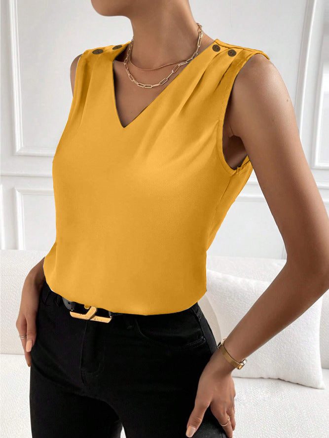 Women's Fashionable Simple Silk High Elastic Solid Color