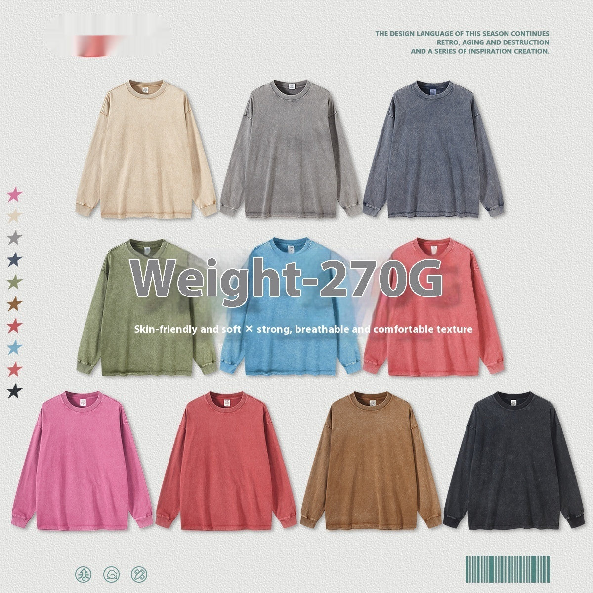 American Retro Washed Sweater