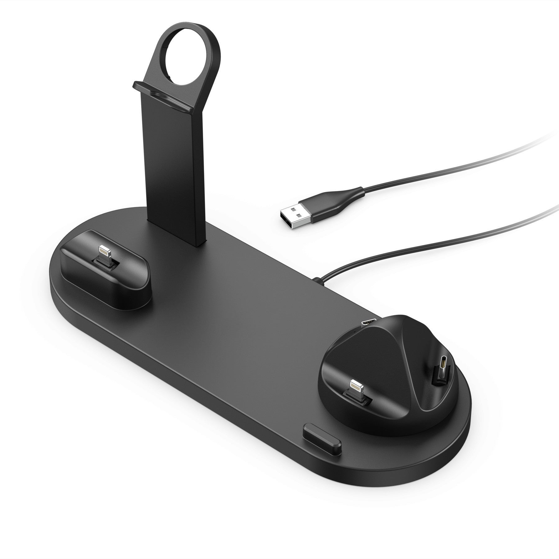 Mobile Phone Wireless Charger Headset Recharge Stand Watch Stand,5 in 1