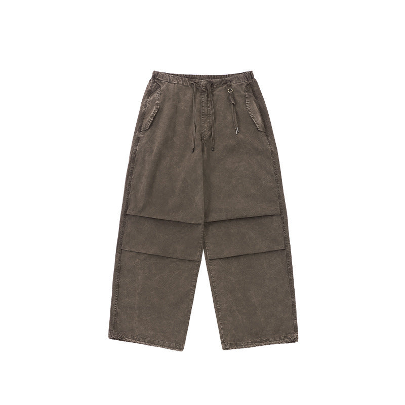 Street Flap Pocket Washed Paratrooper Overalls for men