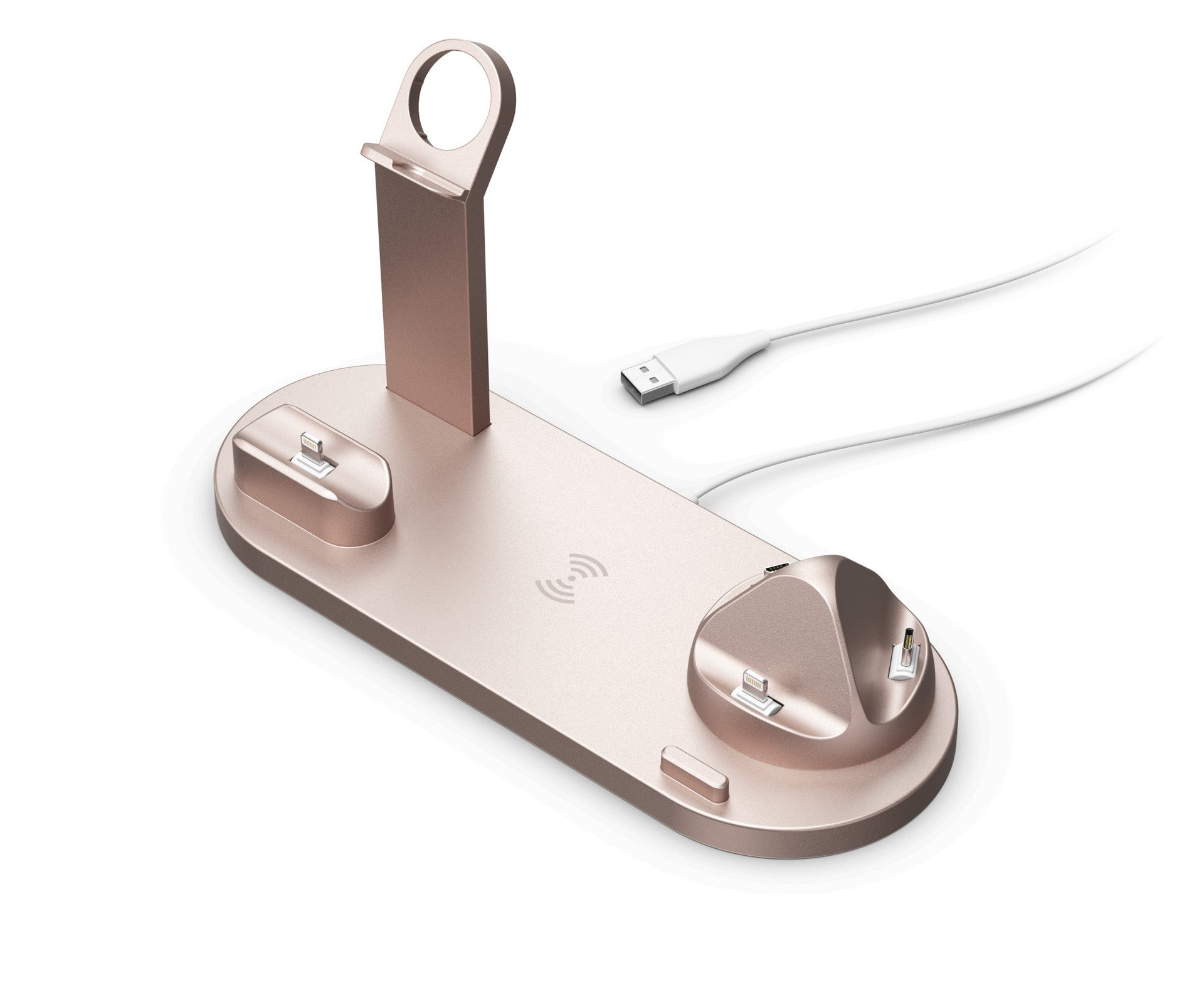 Mobile Phone Wireless Charger Headset Recharge Stand Watch Stand,5 in 1