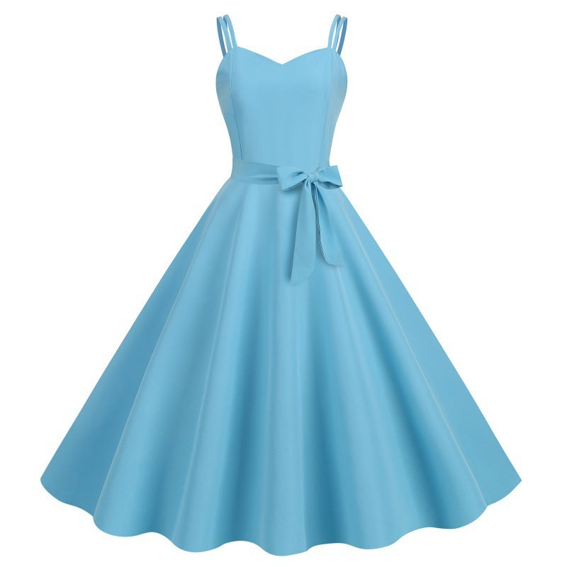 Summer Hot Sale Retro Big Swing Dress