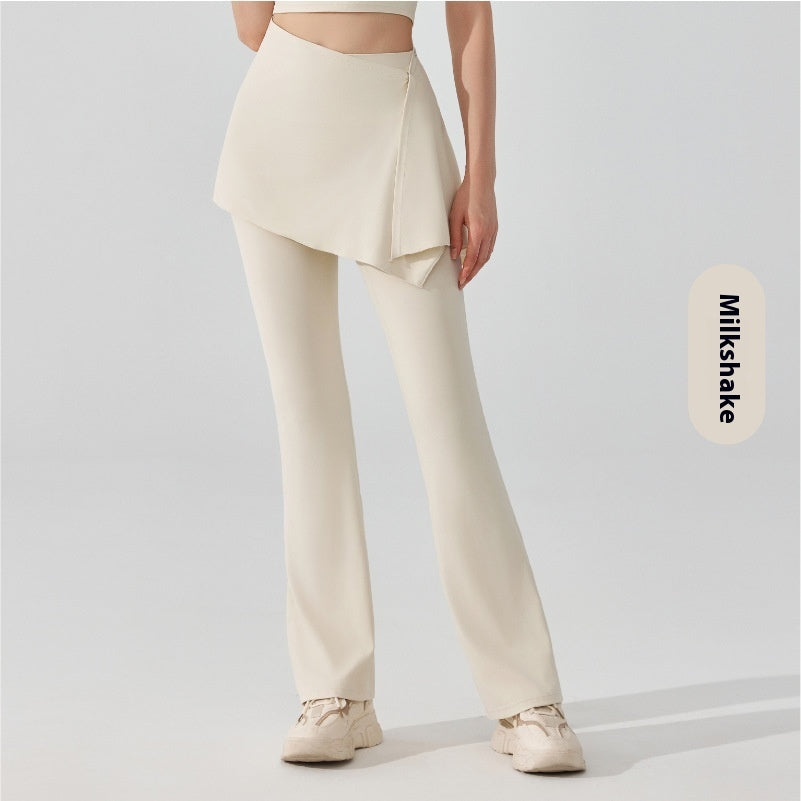 Casual Rib Simple Slim Fit Leggings Solid Color High Waist Fashion Trousers