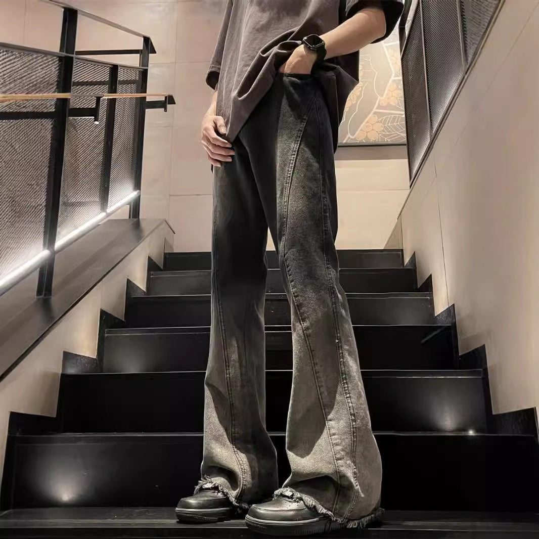 American Fashion Brand Gradient Washed Jeans for men