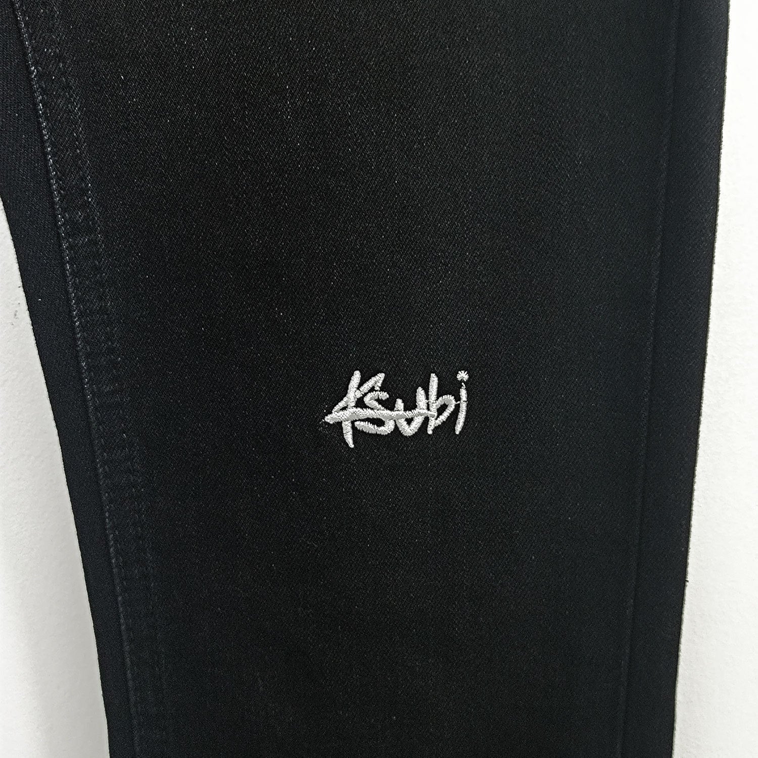American-style Black Trousers Embroidery for men