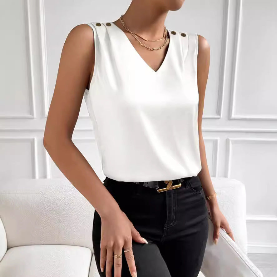 Women's Fashionable Simple Silk High Elastic Solid Color