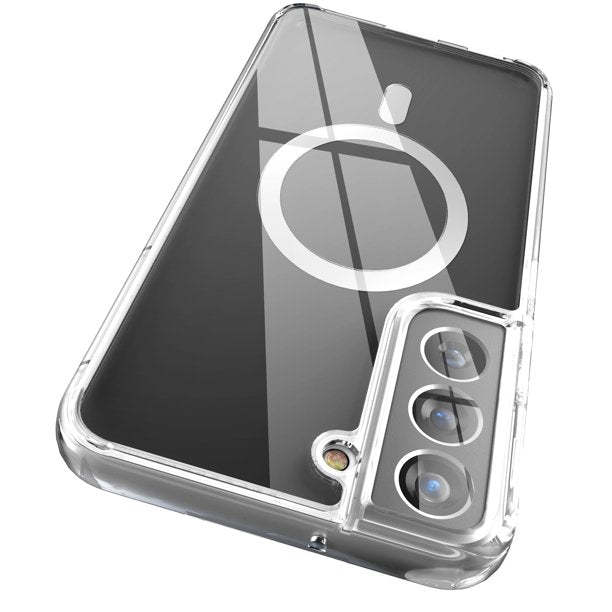 Applicable To MagSafe Magnetic Phone Case Charger Transparent Protective Case,samsung