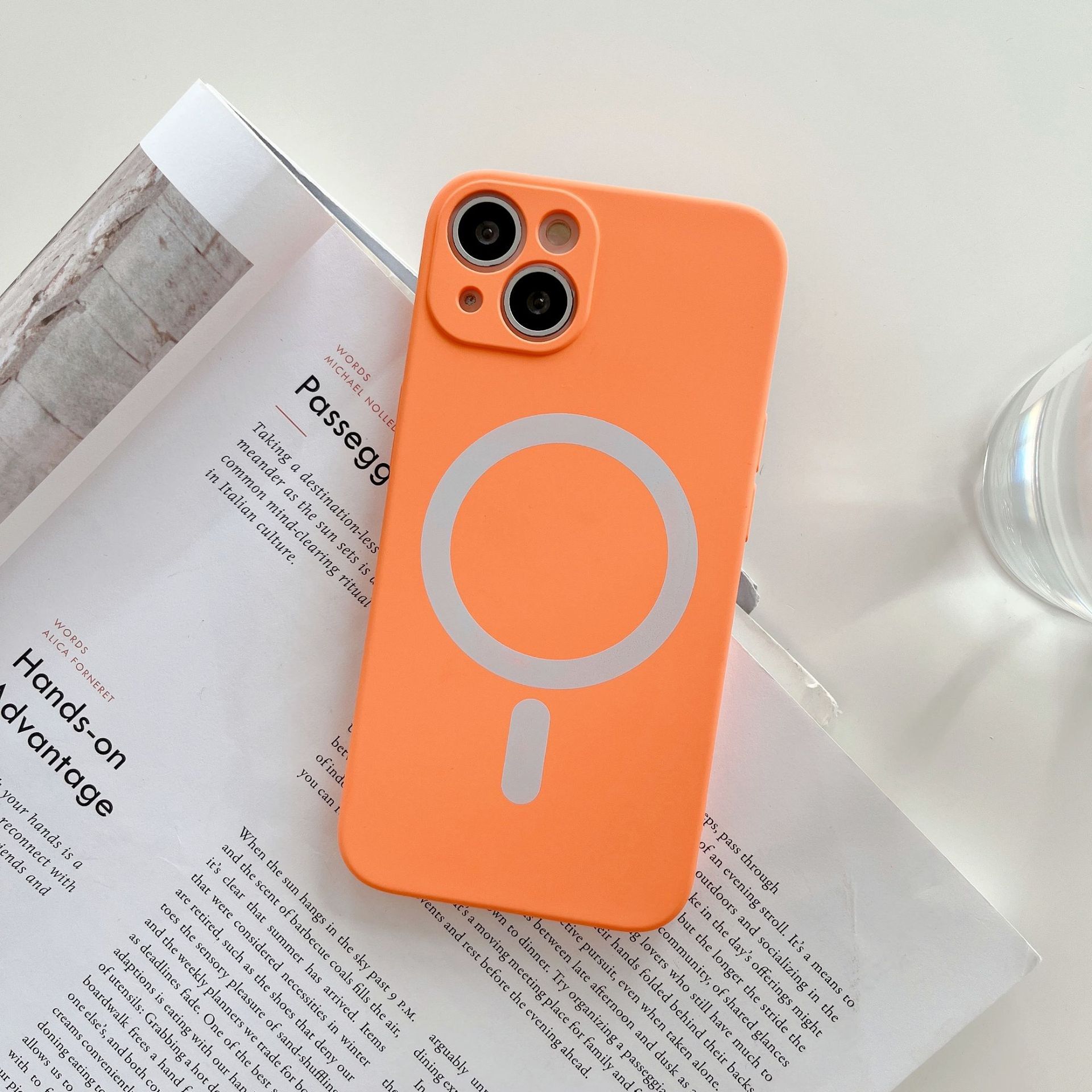 Magnetic Mobile Phone Case Wireless Charging, compatible with iPhone