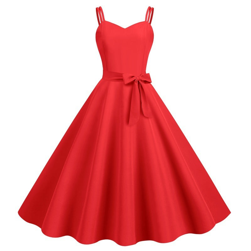 Summer Hot Sale Retro Big Swing Dress