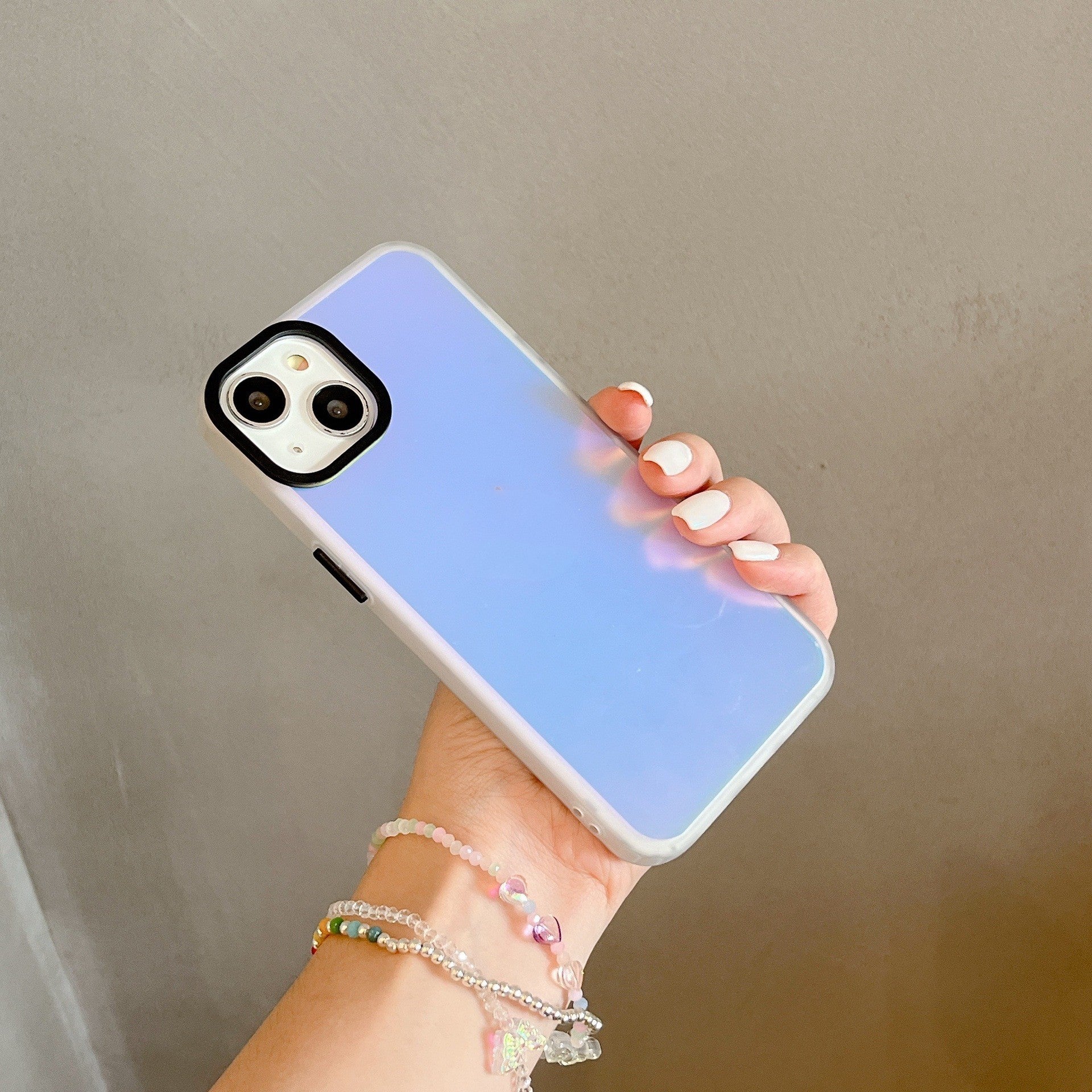 Laser Gradient Transparent Frosted Phone Case for iphone