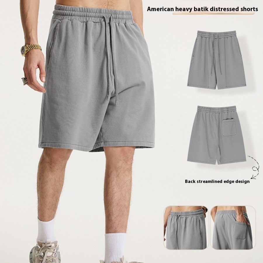 Summer American-style Washed Casual Shorts