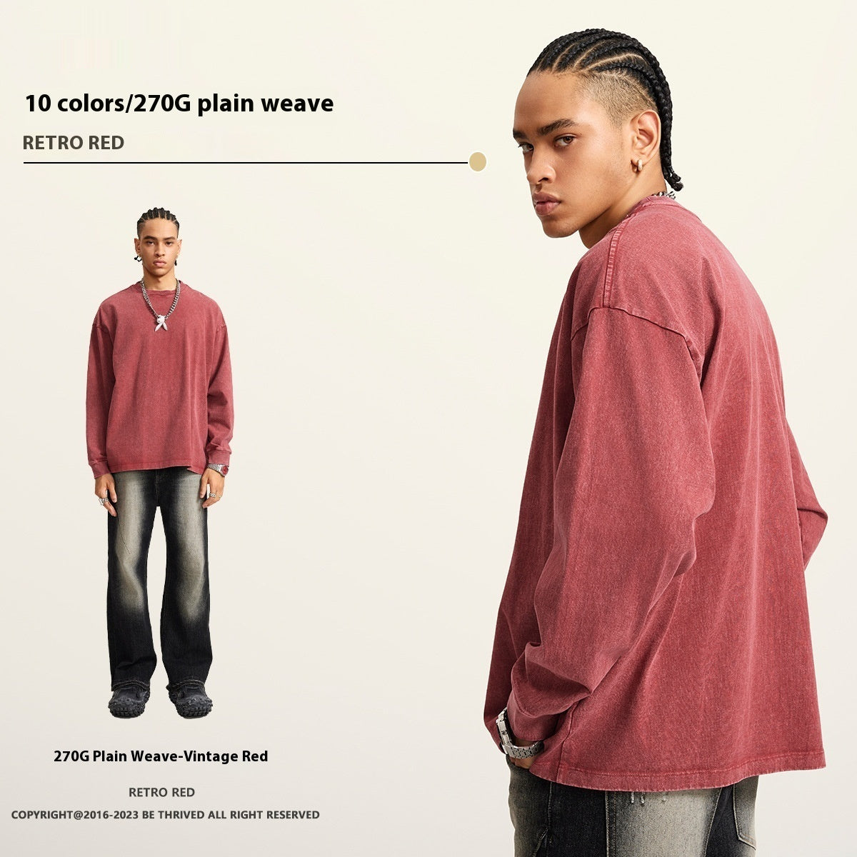 American Retro Washed Sweater