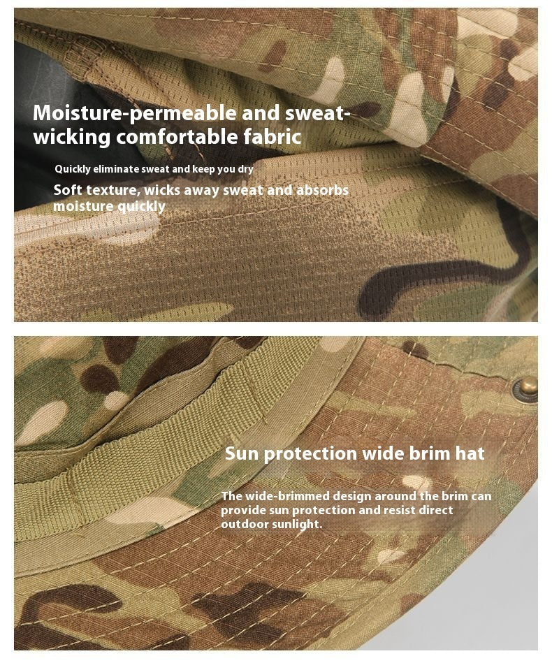 Outdoor Mountaineering Camping Fishing Sun-proof Bucket Hat Mask
