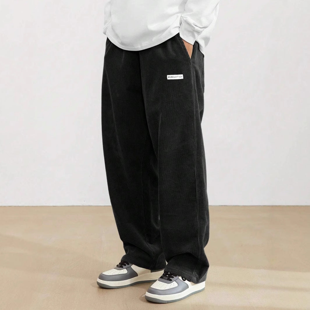 European Size Men's New Corduroy Casual Pants