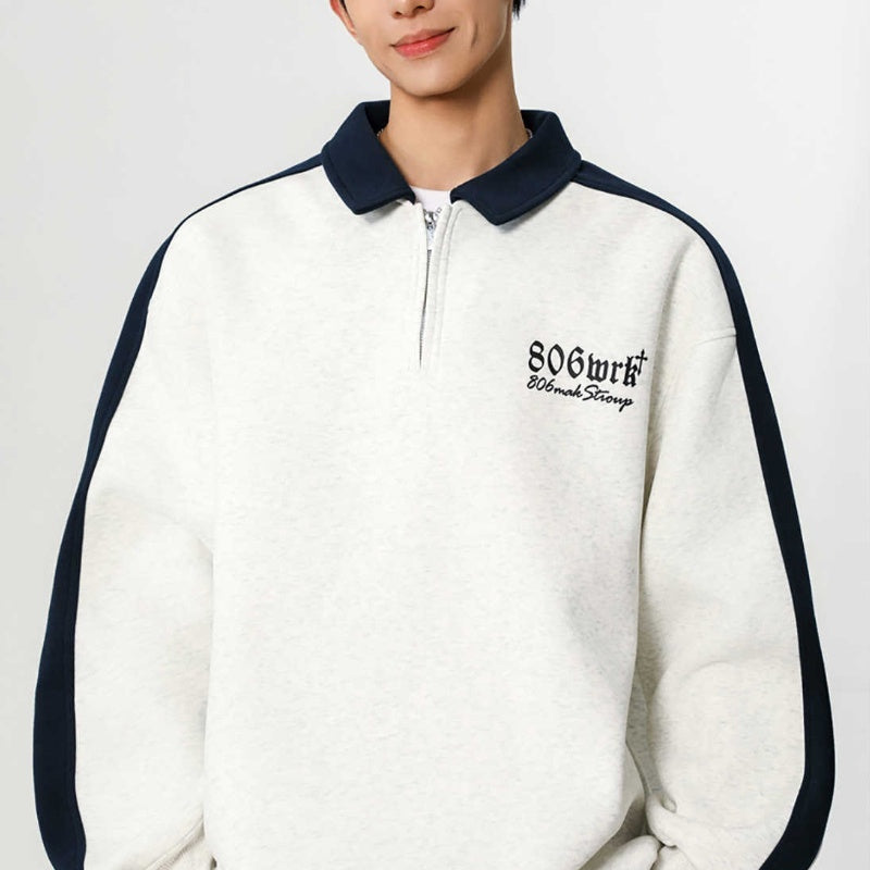 Spring New American Style Loose Turn-down Collar Coat