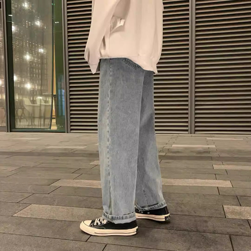 Trendy Couple Straight Loose Pants Trendy for men