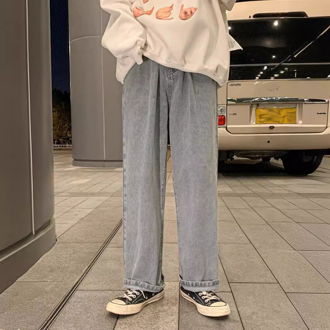Trendy Couple Straight Loose Pants Trendy for men