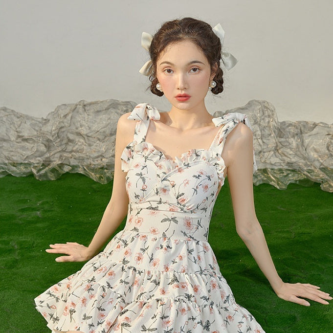 Lady Flab Hiding One Piece Sexy Style Skirt