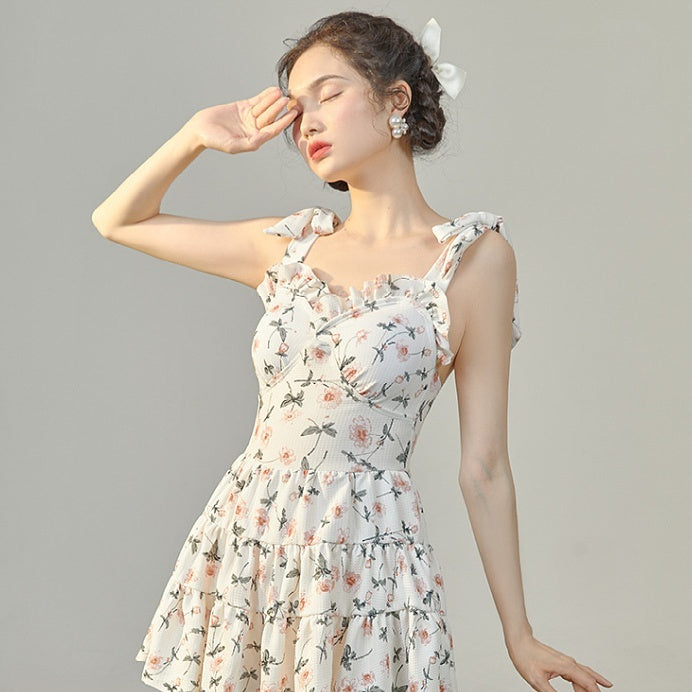 Lady Flab Hiding One Piece Sexy Style Skirt