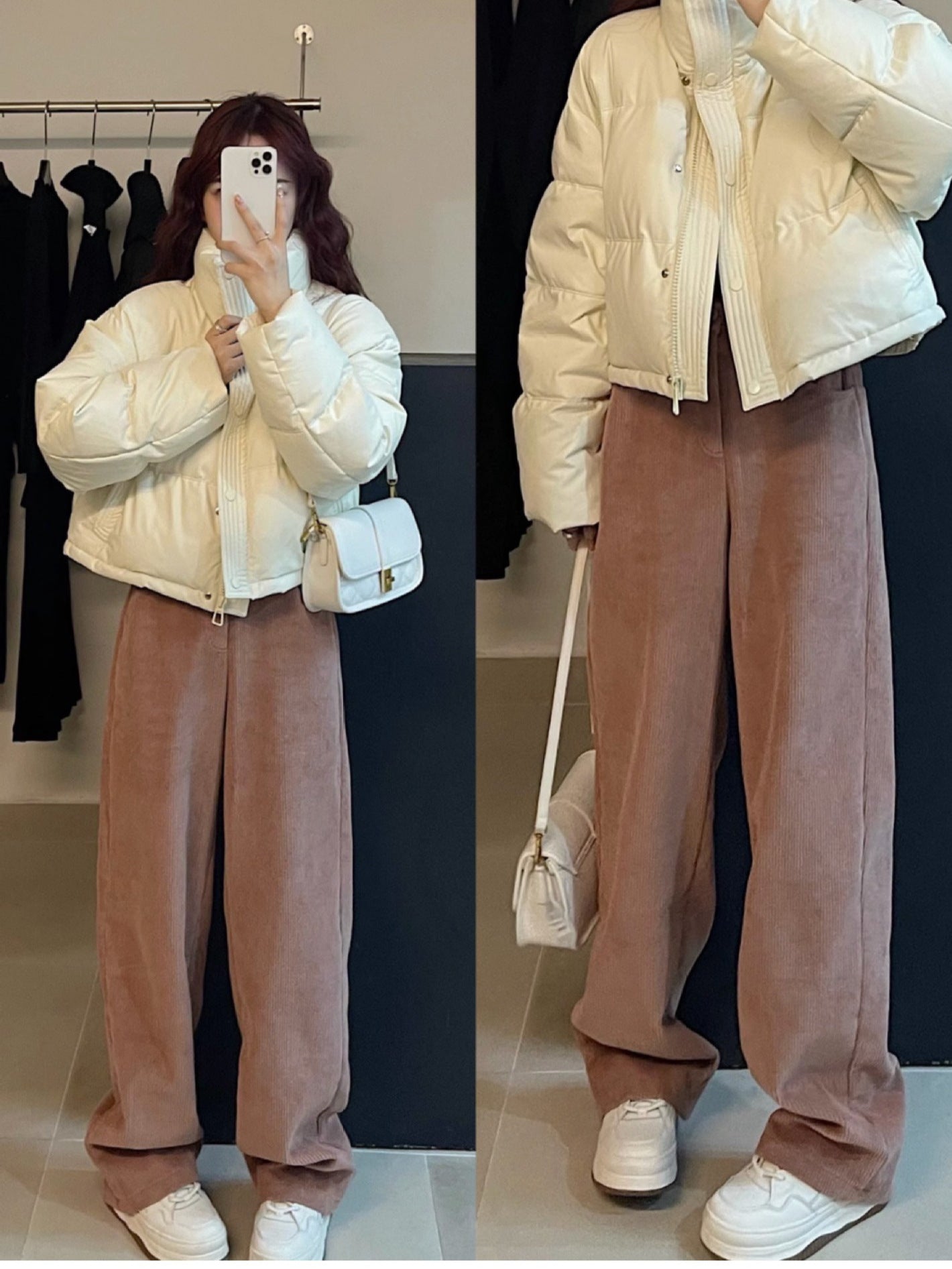 Unisex Fashionable Padded Short Cotton Jacket